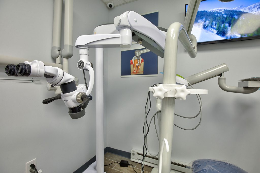 dental micriscope at Hutchinson Metro Dental